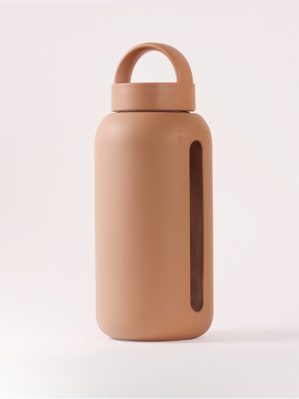 Bink Neutral Rust Brown Silicone 27 oz Day Water Bottle with Handle